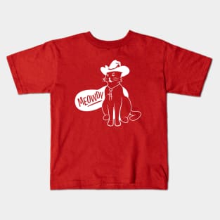 Meowdy Pawdner Kids T-Shirt